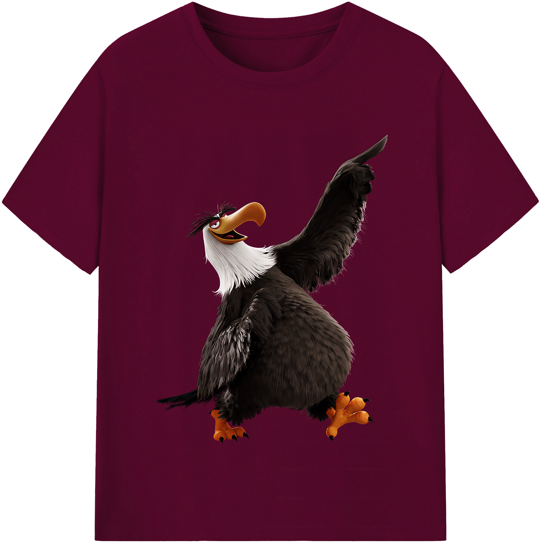（画像用） Angry Birds アングリーバード レディースカジュアルプリントTシャツ（綿100％）